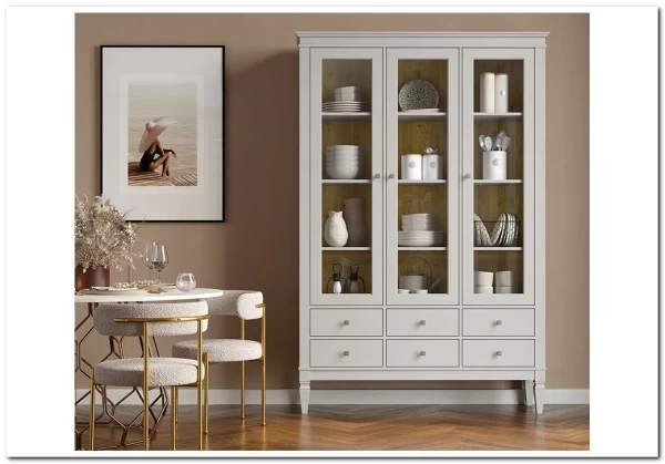 Заказать Шкаф для посуды Ольса-С 306 из массива сосны по цене 81 929 руб. в Новосибирске