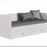 Заказать Кровать Ева LOZ/90 белый BRW по цене 25 270 руб. в Новосибирске