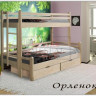 Двухъярусная кровать Орлёнок c нижним спальным местом 120/140 из сосны по цене 49 130 руб. в магазине Другая мебель в Новосибирске
