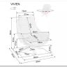 Заказать Кресло Signal VIVIEN Velvet (карри/черный) по цене 52 138 руб. в Новосибирске