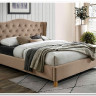 Заказать Кровать Signal ASPEN VELVET BLUVEL 28 (бежевый/дуб) 160/200 по цене 62 781 руб. в Новосибирске