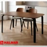 Заказать Стол обеденный Halmar PEDRO 160 (орех/черный) по цене 49 171 руб. в Новосибирске
