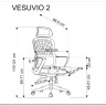 Заказать Кресло компьютерное HALMAR VESUVIO 2 серый/белый по цене 15 791 руб. в Новосибирске