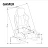 Заказать Кресло-качалка Halmar GAMER (черный/красный) по цене 24 351 руб. в Новосибирске