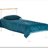 Купить Кровать Iris (mod.9311) дерево гевея/металл, 90*200 см (Single bed), Белый (White) с доставкой по России по цене производителя можно в магазине Другая мебель в Новосибирске