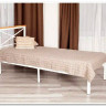 Купить Кровать Iris (mod.9311) дерево гевея/металл, 90*200 см (Single bed), Белый (White) с доставкой по России по цене производителя можно в магазине Другая мебель в Новосибирске