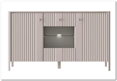 Тумба-витрина Dalia персидский жемчуг KOM1W2D BRW