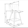 Заказать Стул барный Halmar H106 (темно-зеленый/черный/золотой) по цене 13 590 руб. в Новосибирске