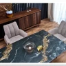 Заказать Стол обеденный Halmar ARMANI 165 (черный мрамор/черный) по цене 90 484 руб. в Новосибирске