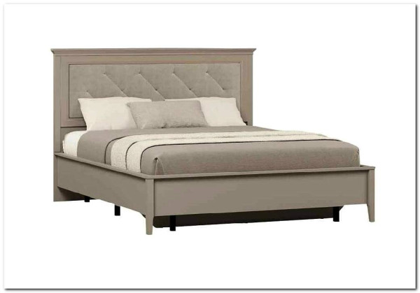 Заказать Кровать с мягким элементом Classic LOZ160x200 глиняный серый BRW по цене 46 380 руб. в Новосибирске