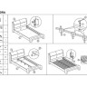 Заказать Кровать CASSANDRA 120/200 Halmar по цене 53 356 руб. в Новосибирске