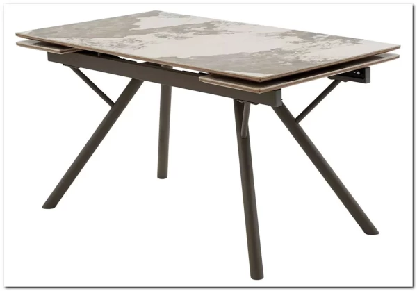 Заказать Стол ЛИБЕРТИ 180 цвет ПАНДОРА (Pandora), керамика / Латте каркас по цене 52 100 руб. в Новосибирске