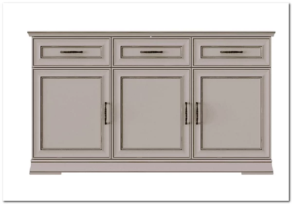 Заказать Тумба-комод Флоренция KOM3D3S персидский жемчуг БРВ по цене 46 300 руб. в Новосибирске