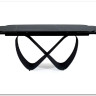 Заказать Стол обеденный Signal INFINITY Ceramic 160 раскладной (черный Azario black/черный мат) по цене 209 327 руб. в Новосибирске