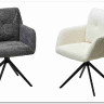 Заказать Стул MEADOW 360 град. поворот. Белый XD841-01, букле / черный каркас, DISAUR по цене 15 615 руб. в Новосибирске
