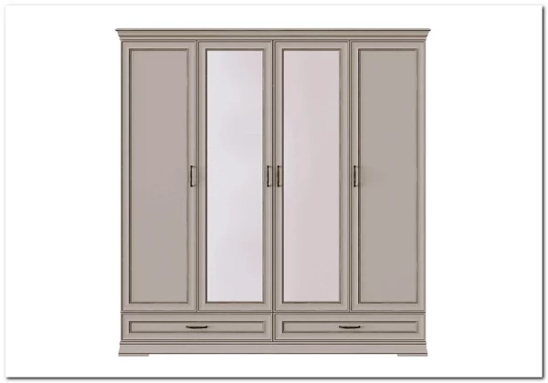 Заказать Шкаф Флоренция SZF2L2D2S персидский жемчуг БРВ по цене 97 580 руб. в Новосибирске