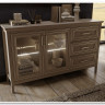 Заказать Шкаф-витрина Classic глиняный серый REG2W2D1S/170 BRW по цене 41 500 руб. в Новосибирске